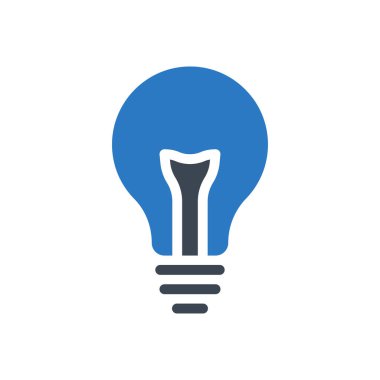 ampul vektörü renk simgesi