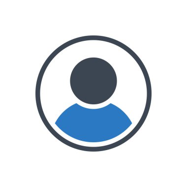 Hesap vektörü renk simgesi