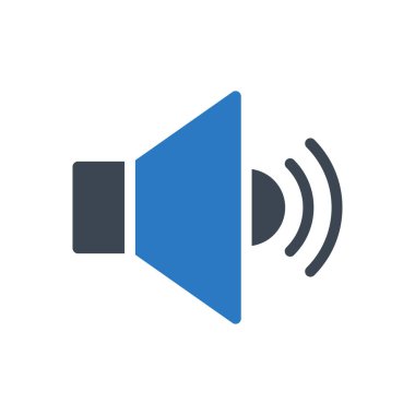 ses vektörü renk simgesi