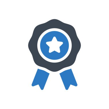 Madalya vektör renk simgesi