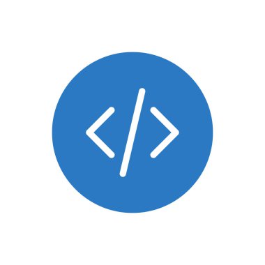 Geliştirme vektörü renk simgesi