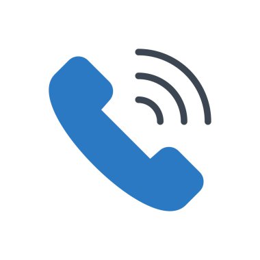 telefon vektörü renk simgesi