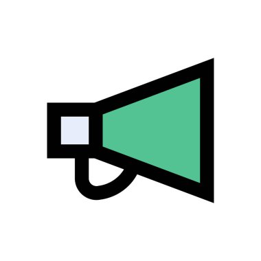 yüksek vektör düz renk simgesi