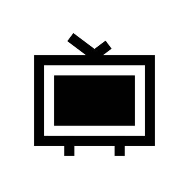 Retro vektör glyph düz simgesi