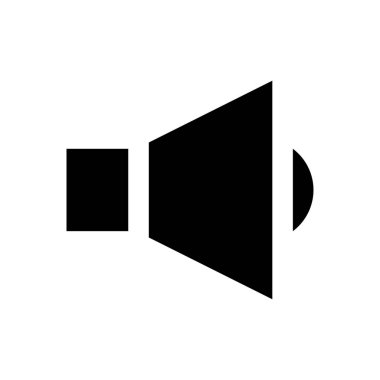 hoparlör vektör düz simgesi