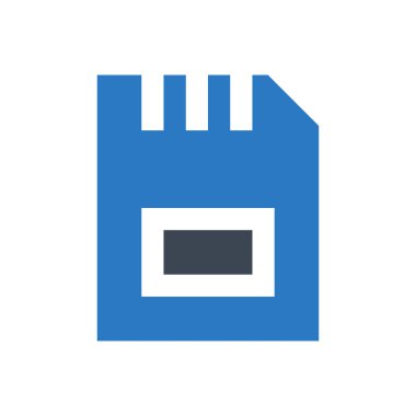 diskette vektör kabartma renk simgesi