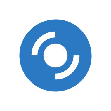 DVD vektör renk simgesi