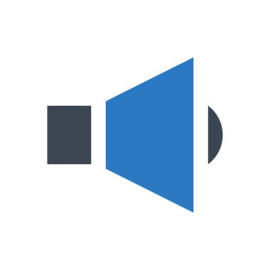 hoparlör vektör renk simgesi