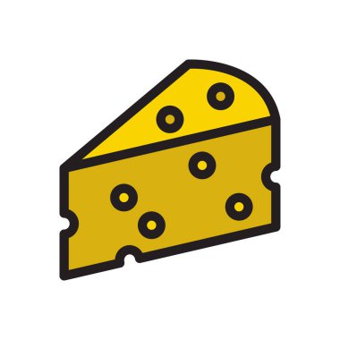 tatlılar vektör düz renk simgesi