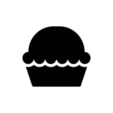 Browni vektör simgesi düz simge