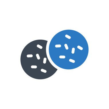 bisküvi vektör renk simgesi