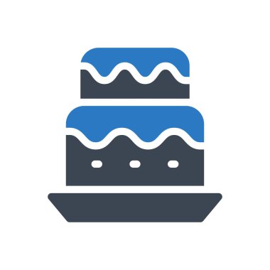 doğum günü vektörü renk simgesi