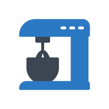 makine vektör renk simgesi