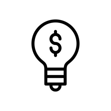 yaratıcı vektör ince çizgi simgesi