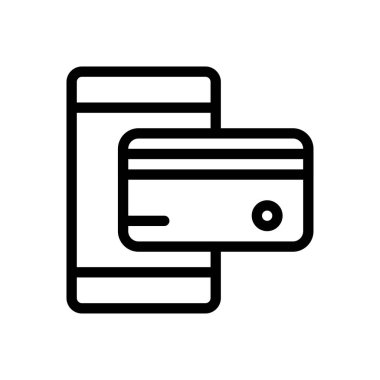 çevrimiçi vektör ince çizgi simgesi