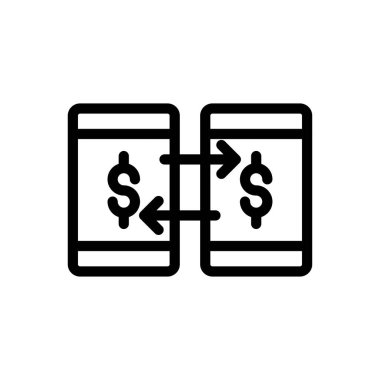 işlem vektörü ince çizgi simgesi