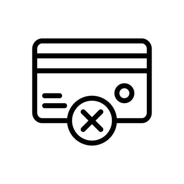 vektör ince çizgi simgesini sil