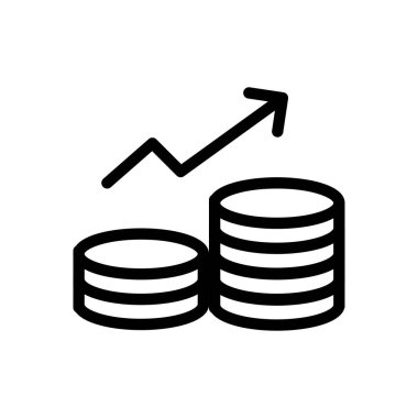 Vektör ince çizgi simgesini arttır