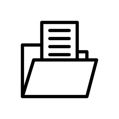 dizin vektörü ince çizgi simgesi