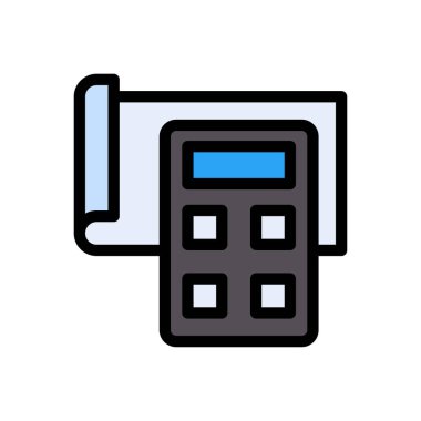 istatistik vektörü düz renk simgesi