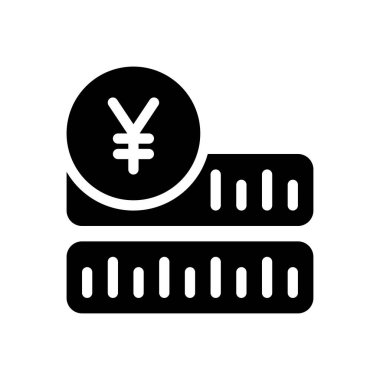 Bozuk paralar vektör düz simgesi