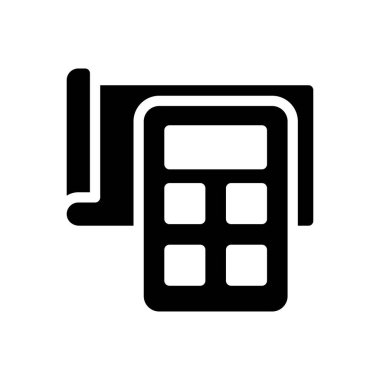 istatistik vektör düz simgesi