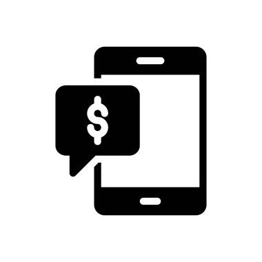 bildirim vektörü düz simgesi