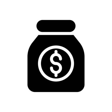 Kavanoz vektör düz simgesi