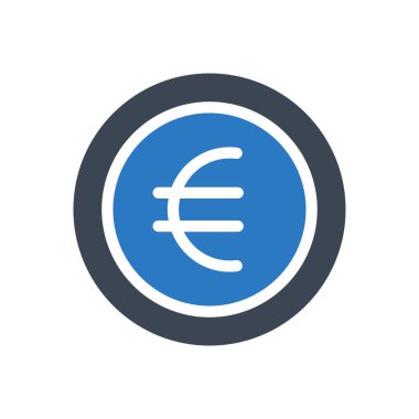 Bozuk paralar vektör renk simgesi