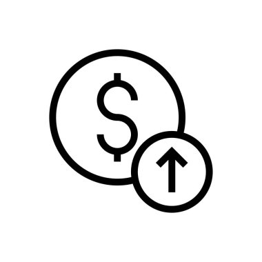 vektör ince çizgi simgesi yükle