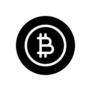 Kripto vektör düz simge