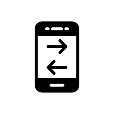 işlem vektörü simgesi düz simgesi