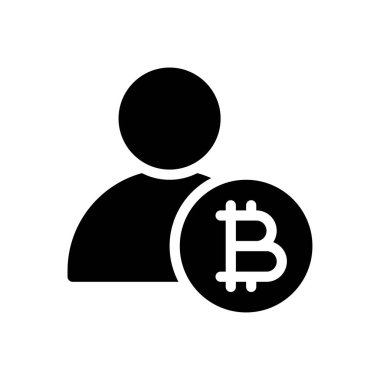 profil vektörü düz simgesi