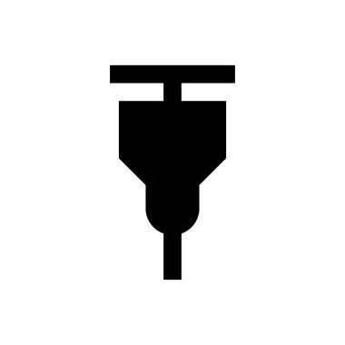 El vektörü sembolü düz simge