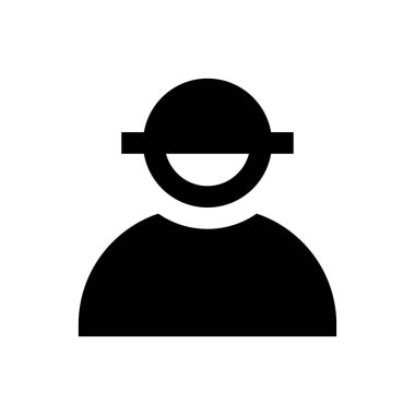 işçi vektör simgesi düz simge