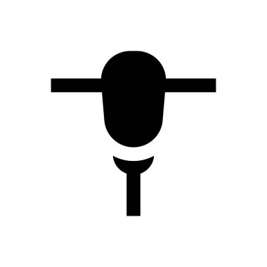 Yapı vektörü düz simgesi