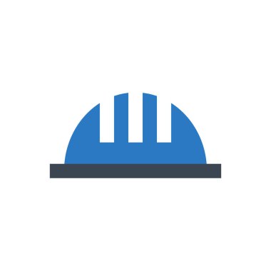 işçi vektör renk simgesi