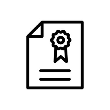 derece vektör ince çizgi simgesi