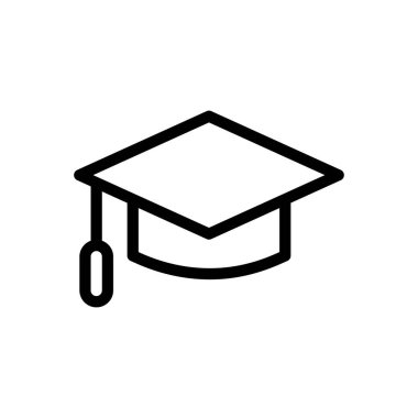 derece vektör ince çizgi simgesi