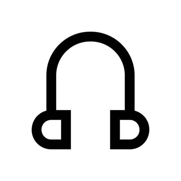 Audio Vektor Flache Farbe Symbol — Stockvektor