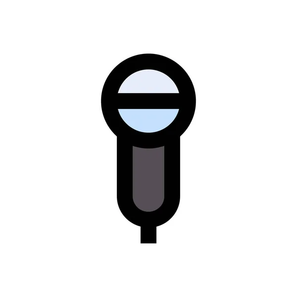 Speaker Vector Flat Color Icon — Stock Vector