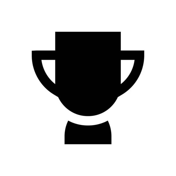Vítězný Vektorový Symbol Ploché Ikony — Stockový vektor