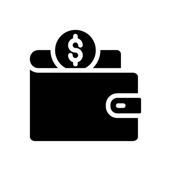 Dollar Vector Hiëroglief Plat Pictogram — Stockvector