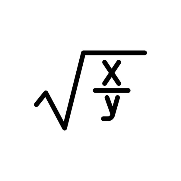 Education Vector Thin Line Icon — Stock Vector