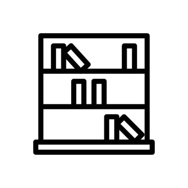 kitap vektörü ince çizgi simgesi