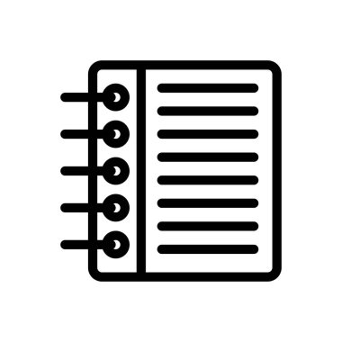 Günlük vektör ince çizgi simgesi