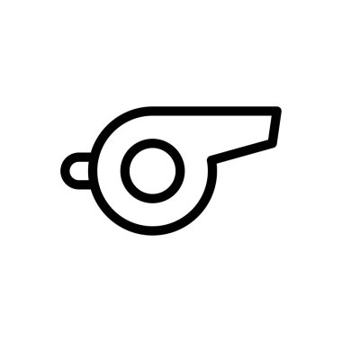 çan vektörü ince çizgi simgesi