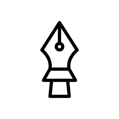 uç vektör ince çizgi simgesi