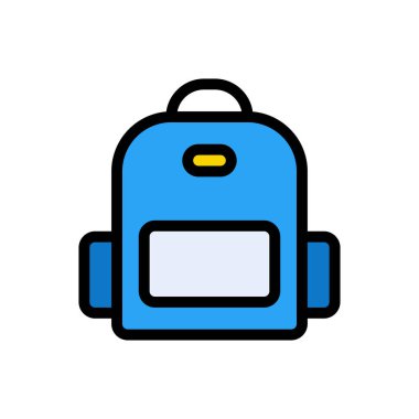 kitap vektörü düz renk simgesi