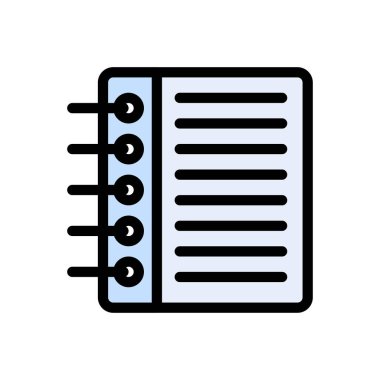 Günlük vektör düz renk simgesi